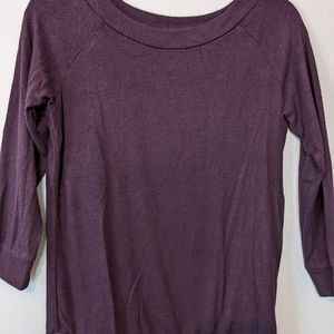 Market & Spruce, Stitch Fix, Brushed Knit Top, size small, purple